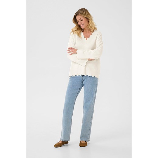 Cream Sweter w kolorze kremowym Cream M Limango Polska wyprzedaż