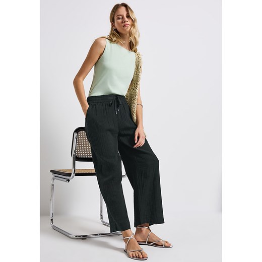 Street One Spodnie w kolorze granatowym Street One W44/L28 okazyjna cena Limango Polska