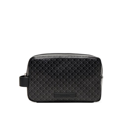 Kosmetyczka Calvin Klein Coated Dopp Kit LV04D1082G Czarny ze sklepu eobuwie.pl w kategorii Kosmetyczki - zdjęcie 185532258