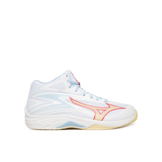 Buty halowe Mizuno Thunder Blade Z Mid V1GC2375 Biały ze sklepu eobuwie.pl w kategorii Buty sportowe damskie - zdjęcie 185532296