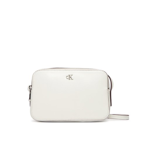 Torebka Calvin Klein Ck Camera Bag LV04F3173G Biały ze sklepu eobuwie.pl w kategorii Listonoszki - zdjęcie 185532349