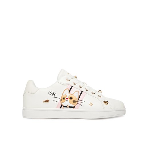 Aldo Sneakersy Catsneakers 14043825 Biały ze sklepu MODIVO w kategorii Buty sportowe damskie - zdjęcie 185533179