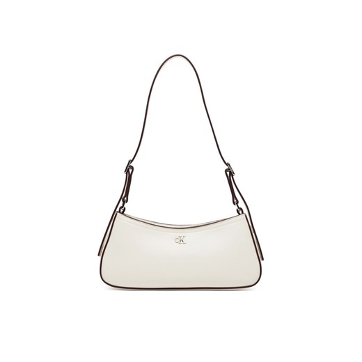 Calvin Klein Torebka Ck Small Shoulder Bag LV04F3170G Biały ze sklepu MODIVO w kategorii Torebki damskie - zdjęcie 185533187