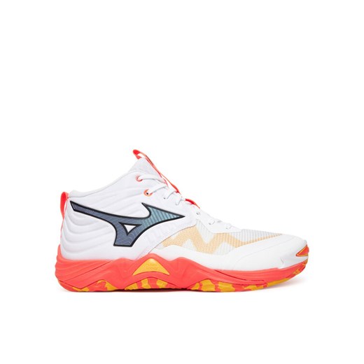 Mizuno Buty halowe Wave Momentum Elite Mid V1GA2517 Pomarańczowy ze sklepu MODIVO w kategorii Buty sportowe męskie - zdjęcie 185533196