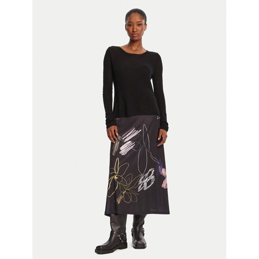Desigual Sukienka codzienna Kala 25WWVK25 Czarny Slim Fit ze sklepu MODIVO w kategorii Sukienki - zdjęcie 185533307