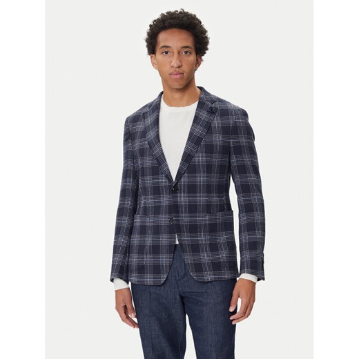 JOOP! Marynarka 17 JB-47Hoverest 30045029 Granatowy Slim Fit ze sklepu MODIVO w kategorii Marynarki męskie - zdjęcie 185533355