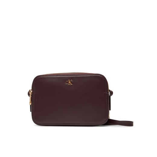 Calvin Klein Torebka Ck Camera Bag LV04F3173G Bordowy ze sklepu MODIVO w kategorii Listonoszki - zdjęcie 185533409