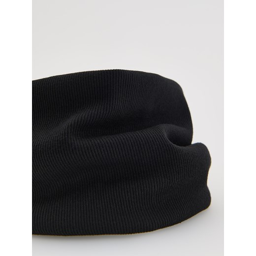 Reserved - Bawełniany komin - czarny Reserved ONE SIZE Reserved