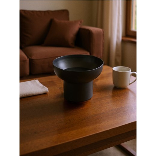 Sinsay - Misa dekoracyjna na nóżce - czarny ze sklepu Sinsay w kategorii Misy i tace dekoracyjne - zdjęcie 185536067