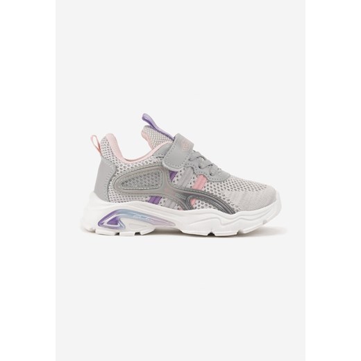 Jasnoszare Buty Sportowe Agathomene ze sklepu born2be.pl w kategorii Buty sportowe dziecięce - zdjęcie 185536345