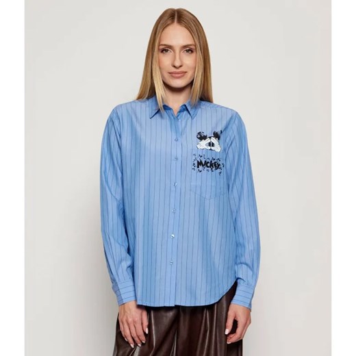 Desigual Koszula CAM_MICKYSTRIPES | DESIGUAL X DISNEY | Oversize fit ze sklepu Gomez Fashion Store w kategorii Koszule damskie - zdjęcie 185538008