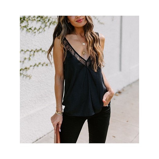 LA Angels Top w kolorze czarnym La Angels M okazyjna cena Limango Polska