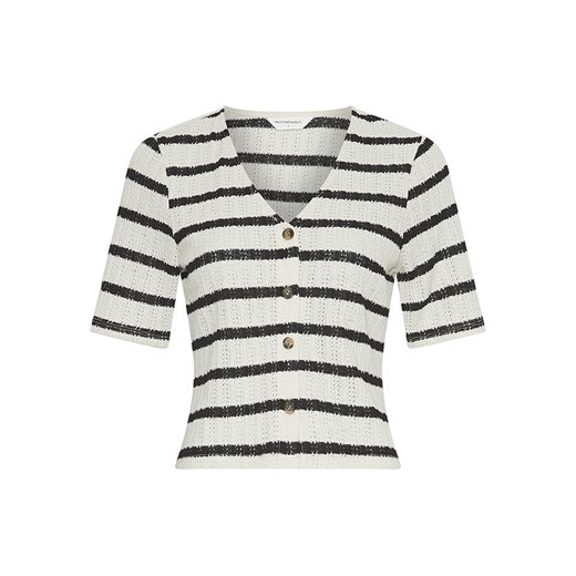 MOSS COPENHAGEN Bluzka w kolorze kremowo-czarnym ze sklepu Limango Polska w kategorii Bluzki damskie - zdjęcie 185539825