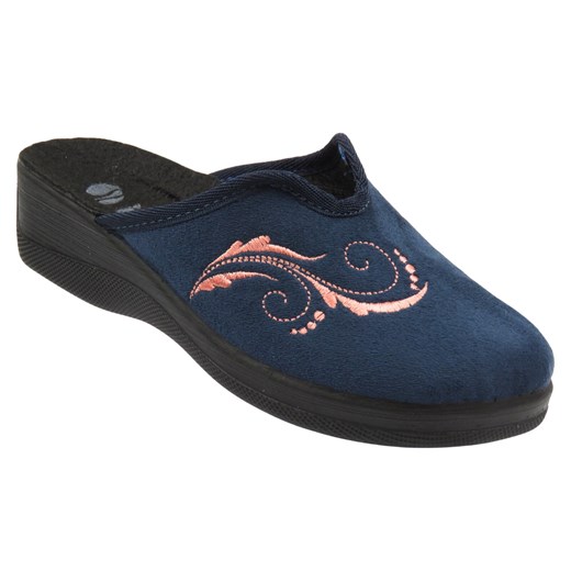 Kapcie damskie - INBLU ES-3F, granatowe ze sklepu ulubioneobuwie w kategorii Kapcie damskie - zdjęcie 185540509