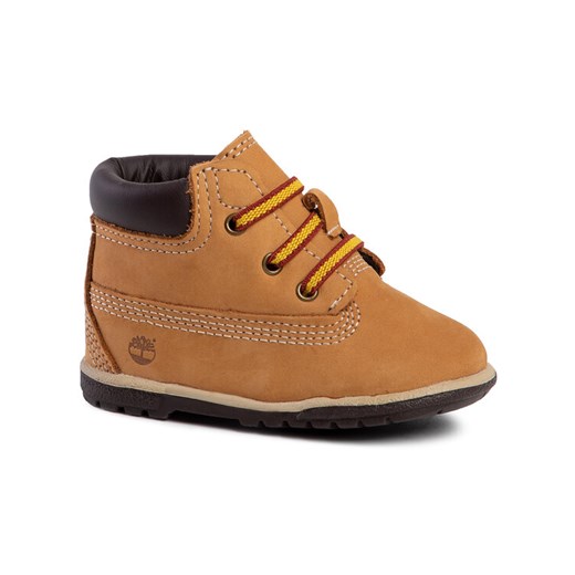 Trapery Timberland Crib Bootie TB0328672311 Brązowy ze sklepu eobuwie.pl w kategorii Buciki niemowlęce - zdjęcie 185540795