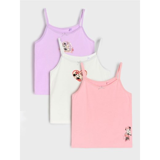 Sinsay - Podkoszulki 3 pack Minnie Mouse - wielobarwny ze sklepu Sinsay w kategorii Podkoszulki dziecięce - zdjęcie 185542567