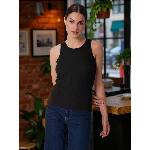 Sinsay - Tank top - czarny ze sklepu Sinsay w kategorii Bluzki damskie - zdjęcie 185542586