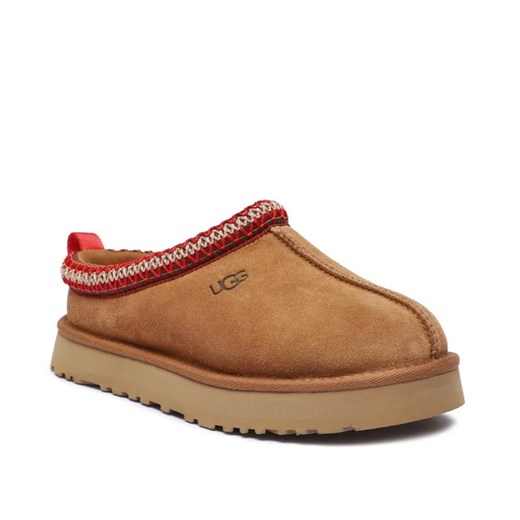 UGG Skórzane obuwie domowe TAZZ | z dodatkiem wełny ze sklepu Gomez Fashion Store w kategorii Kapcie dziecięce - zdjęcie 185542686
