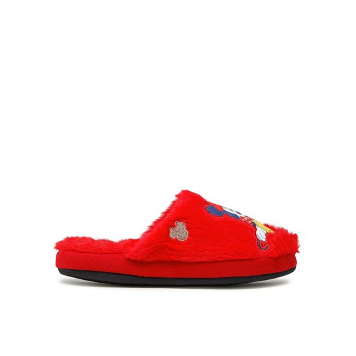Minnie Mouse Kapcie AW22-125DSTC-A Czerwony ze sklepu MODIVO w kategorii Kapcie damskie - zdjęcie 185543379