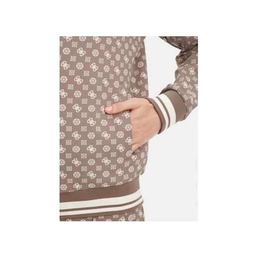 Guess Bluza V5YQ03 KB212 Brązowy Regular Fit Guess XXS MODIVO