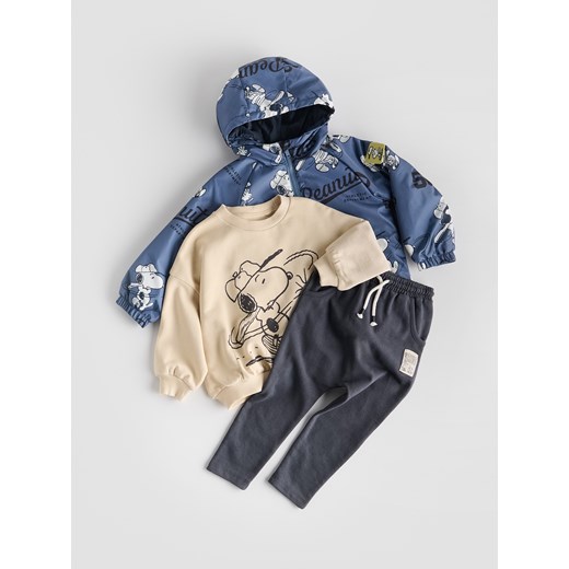 Reserved - Bawełniany komplet Snoopy - złamana biel Reserved 98 (2-3 lata) Reserved