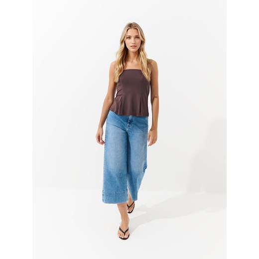 Mohito - Jeansy culotte - niebieski Mohito 40 Mohito