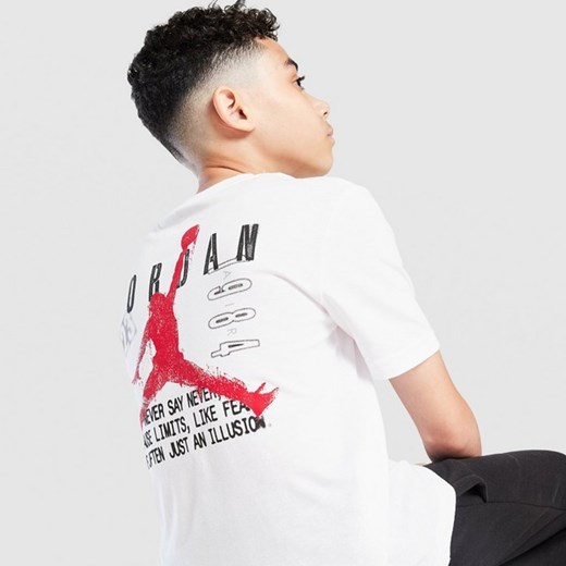 JORDAN T-SHIRT JRDN STAMP TEE WHT B ze sklepu JD Sports  w kategorii T-shirty chłopięce - zdjęcie 185546225