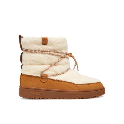 Śniegowce Puma Snowbae Suede Wns 402175 02 Écru ze sklepu eobuwie.pl w kategorii Śniegowce damskie - zdjęcie 185547358