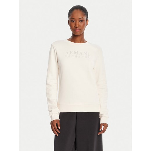 Armani Exchange Bluza XW000985 AF14284 U1003 Écru Regular Fit ze sklepu MODIVO w kategorii Bluzy damskie - zdjęcie 185548208