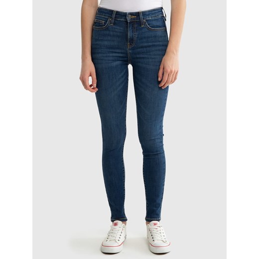 BIG STAR Dżinsy - Super Skinny fit - w kolorze granatowym ze sklepu Limango Polska w kategorii Jeansy damskie - zdjęcie 185550399