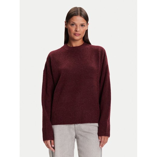 Vero Moda Sweter Boom 10320463 Bordowy Loose Fit ze sklepu MODIVO w kategorii Swetry damskie - zdjęcie 185550668