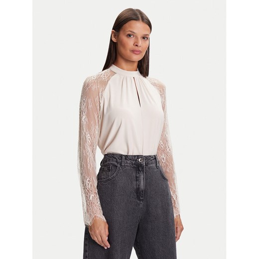 Vero Moda Bluzka Milla 10334620 Beżowy Loose Fit ze sklepu MODIVO w kategorii Bluzki damskie - zdjęcie 185550678