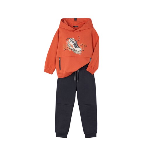 Mayoral Dres 4802 Pomarańczowy Regular Fit ze sklepu MODIVO w kategorii Komplety chłopięce - zdjęcie 185550716