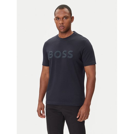 BOSS T-Shirt Iconic Zone 50548411 Granatowy Regular Fit ze sklepu MODIVO w kategorii T-shirty męskie - zdjęcie 185550735