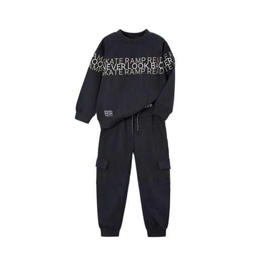 Mayoral Dres 4809 Szary Regular Fit ze sklepu MODIVO w kategorii Komplety chłopięce - zdjęcie 185550746
