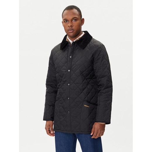 Barbour Kurtka przejściowa MQU0001BK91 Czarny Regular Fit ze sklepu MODIVO w kategorii Kurtki męskie - zdjęcie 185550749