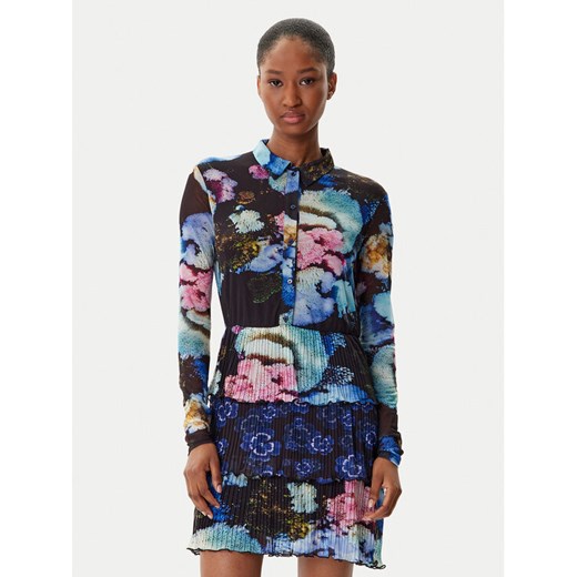 Desigual Sukienka codzienna Coral Lacroix 25WWVK10 Kolorowy Regular Fit ze sklepu MODIVO w kategorii Sukienki - zdjęcie 185550789