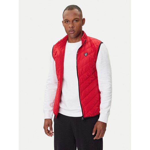 EA7 Emporio Armani Kamizelka 8NPQ03 PNE1Z 1450 Czerwony Regular Fit ze sklepu MODIVO w kategorii Kamizelki męskie - zdjęcie 185550808