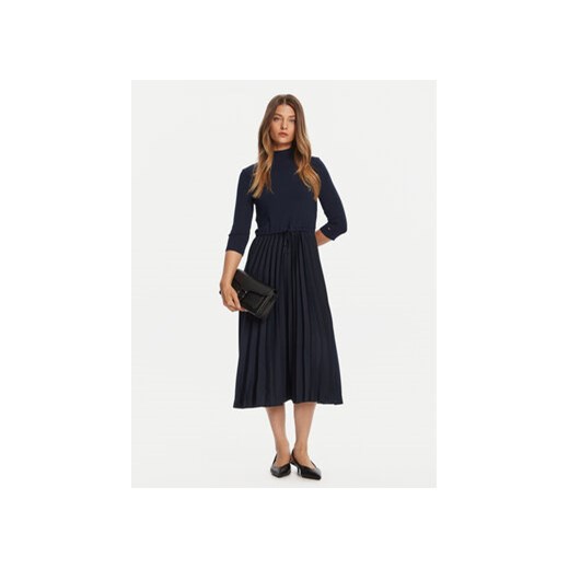 Tommy Hilfiger Sukienka codzienna WW0WW46138 Granatowy Slim Fit Tommy Hilfiger M MODIVO