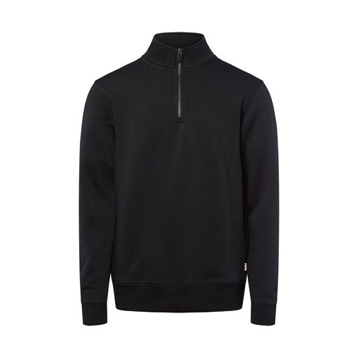 Only&Sons Męski niszczyciel potu Mężczyźni Bawełna czarny jednolity ze sklepu vangraaf w kategorii Bluzy męskie - zdjęcie 185551809