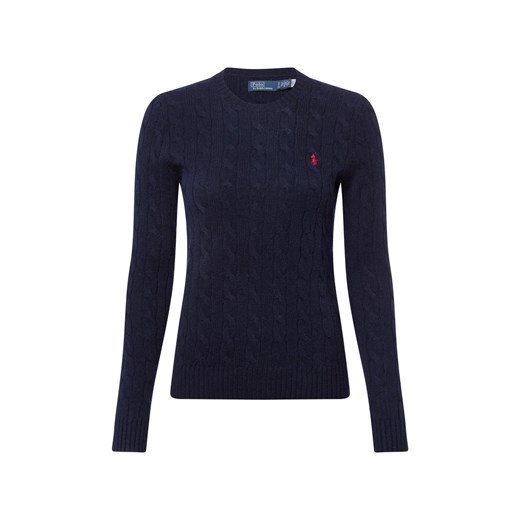 Polo Ralph Lauren Sweter damski z zawartością kaszmiru Kobiety Kaszmir jasnoniebieski jednolity ze sklepu vangraaf w kategorii Swetry damskie - zdjęcie 185551828