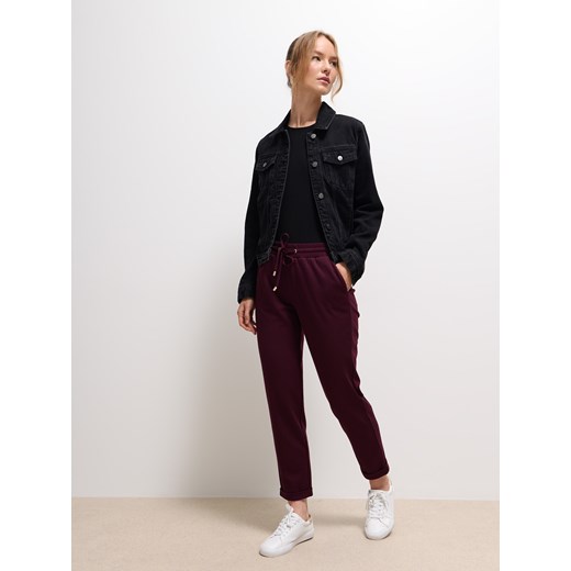 Mohito - Dresowe burgundowe joggery - mahoń Mohito 42 Mohito