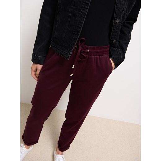 Mohito - Dresowe burgundowe joggery - mahoń Mohito 38 Mohito