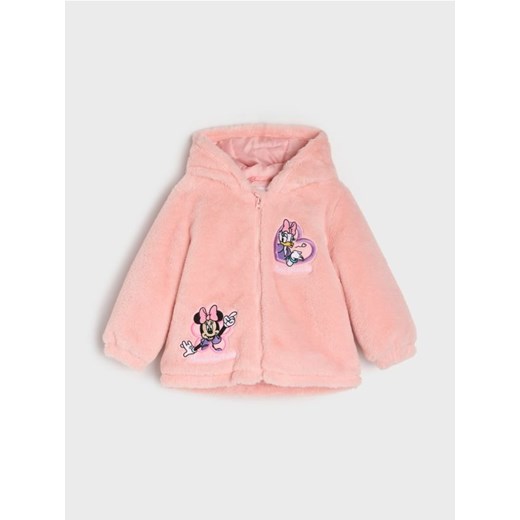 Sinsay - Ciepła kurtka z kapturem Minnie Mouse - różowy ze sklepu Sinsay w kategorii Kurtki dziewczęce - zdjęcie 185552735
