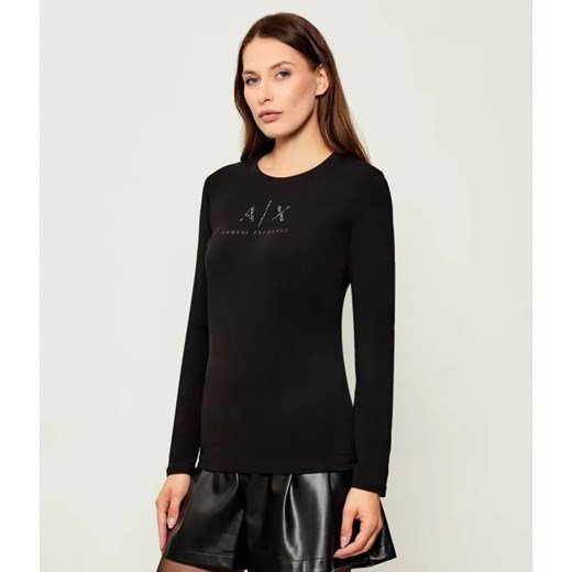 Armani Exchange Bluzka | Slim Fit ze sklepu Gomez Fashion Store w kategorii Bluzki damskie - zdjęcie 185553486
