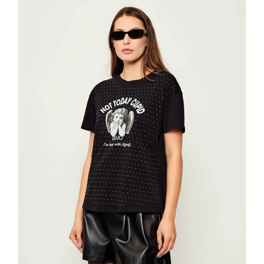 Liu Jo T-shirt | Regular Fit ze sklepu Gomez Fashion Store w kategorii Bluzki damskie - zdjęcie 185553517