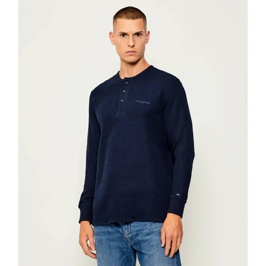 Tommy Jeans Longsleeve HENLEY | Regular Fit ze sklepu Gomez Fashion Store w kategorii T-shirty męskie - zdjęcie 185553546