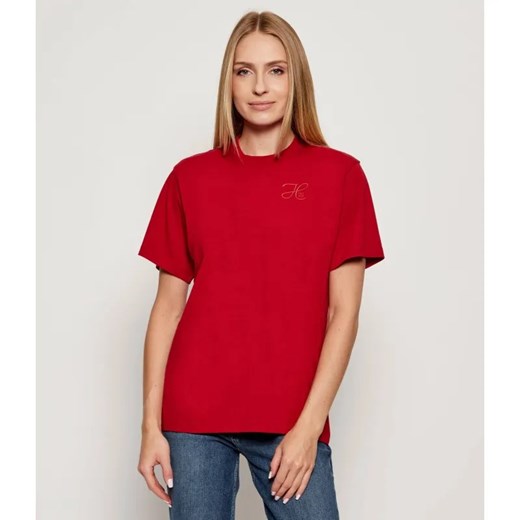 HUGO T-shirt Vintage Tee_19 | Loose fit ze sklepu Gomez Fashion Store w kategorii Bluzki damskie - zdjęcie 185553589