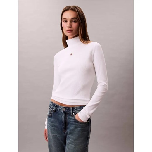 Calvin Klein Jeans Półgolf | Slim Fit ze sklepu Gomez Fashion Store w kategorii Bluzki damskie - zdjęcie 185553607