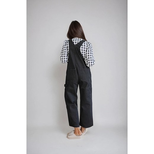 Monki Ogrodniczki w kolorze czarnym Monki L okazyjna cena Limango Polska